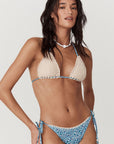 Spell Love Jetty Crochet Tri Top Blue Nirvana