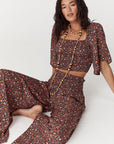 Spell Love Jetty Wide Leg Pant Balmy Nights