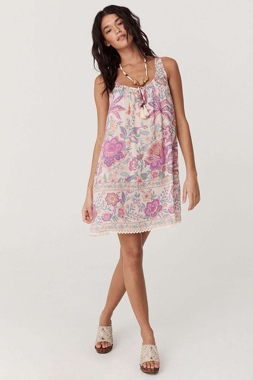 Spell Mojave Lily Mini Dress Opal