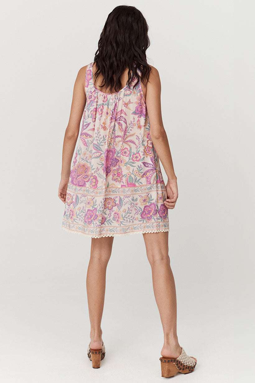 Spell Mojave Lily Mini Dress Opal