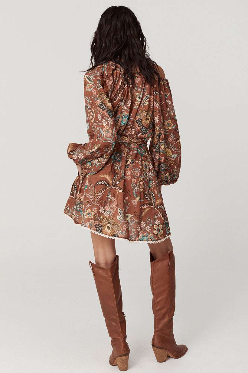 Spell Mojave Lily Tunic Dress Amber