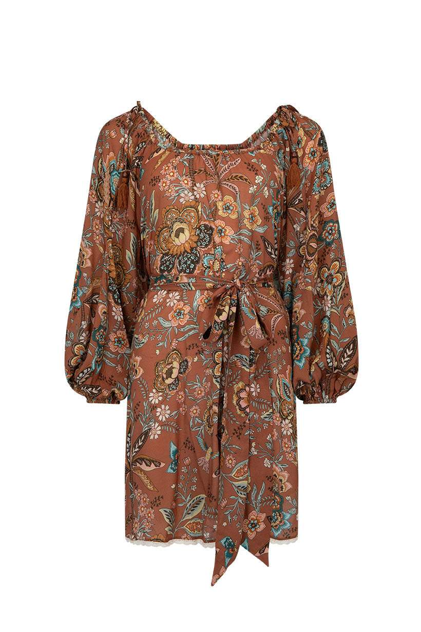 Spell Mojave Lily Tunic Dress Amber