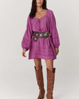 Spell Serendipity Lace Tunic Dress Orchid