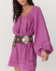 Spell Serendipity Lace Tunic Dress Orchid