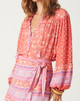 Spell Sunshine Bandit Blouse Cayenne