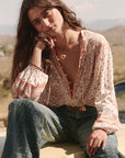 Spell Sunshine Bandit Blouse Desert Sage