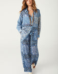 Spell Sunshine Bandit Shirt Dress Chambray