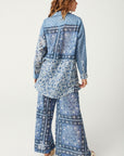 Spell Sunshine Bandit Shirt Dress Chambray