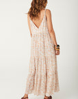 Spell Sunshine Bandit Strappy Gown Desert Sage