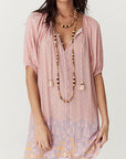 Spell Sweet Nothings Button Through Tunic Dress Sugar Plum