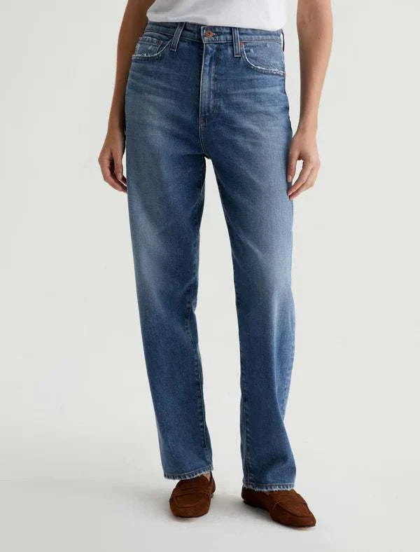 AG Rian High Rise Straight Denim