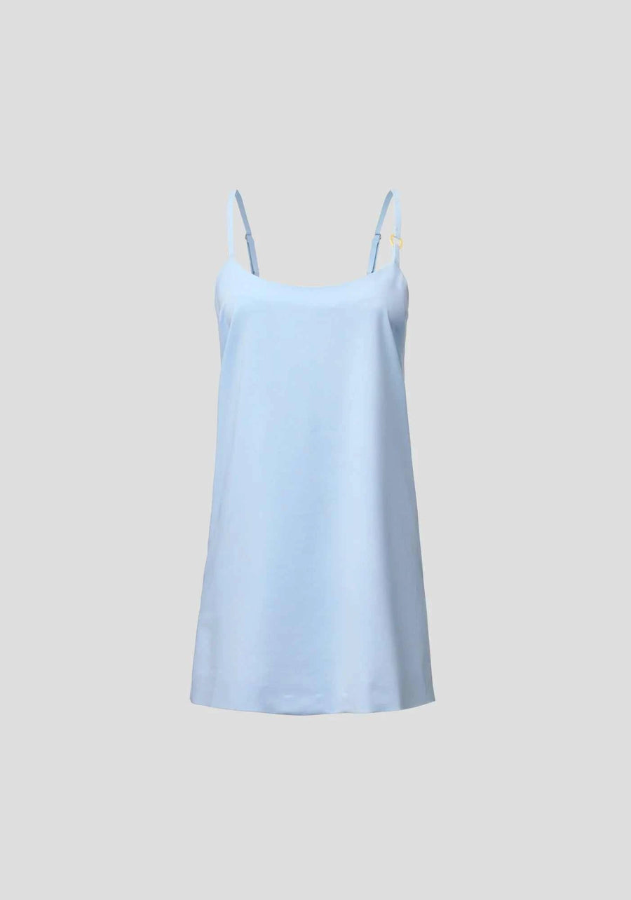 Viktoria and Woods Riptide Dress Mini Blue Slip Dress