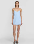 Viktoria and Woods Riptide Dress Mini Blue Slip Dress