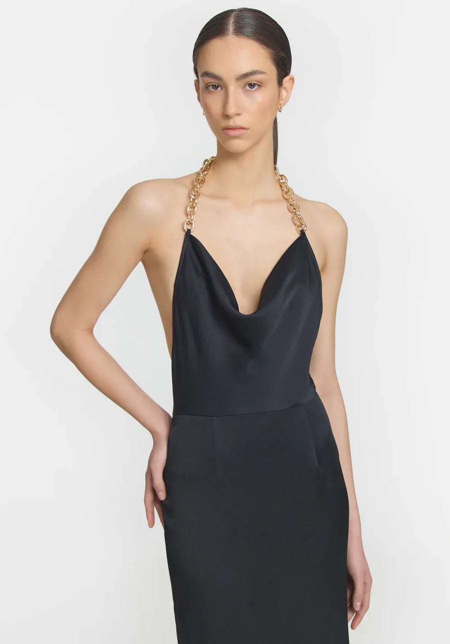 Viktoria and Woods Ageless Chain Dress Black