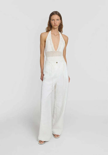 Viktora and Woods Evans Pant Ivory