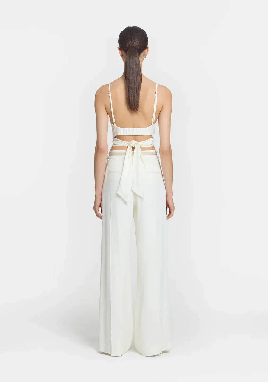 Viktora and Woods Evans Pant Ivory