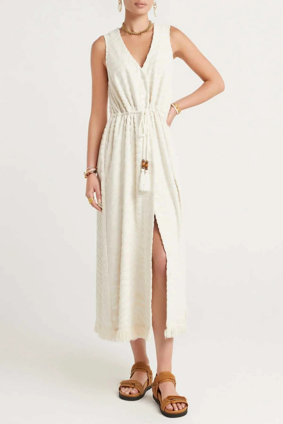 Husk Apollo Dress Cream