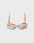 Zulu and Zephyr Chilli Stripe Textured Bra Cup