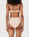 Zulu and Zephyr Chilli Stripe Textured Waisted Full Brief