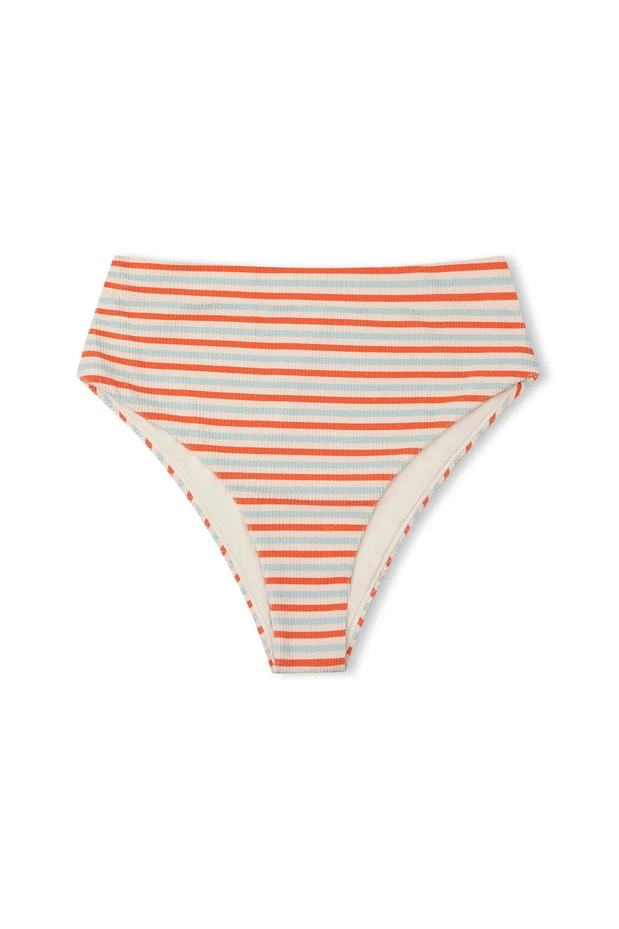 Zulu and Zephyr Chilli Stripe Textured Waisted Full Brief