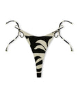 Zulu and Zephyr Curve Tie Thong Brief Iris Palm