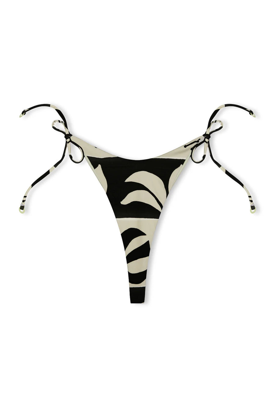 Zulu and Zephyr Curve Tie Thong Brief Iris Palm