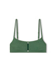 Zulu and Zephyr Textured Bralette Emerald