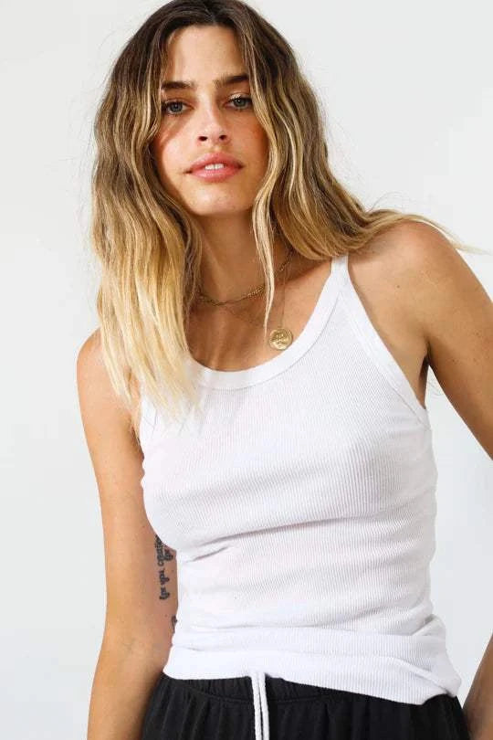 Perfectwhitetee Annie Recycled Tank White