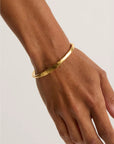 By Charlotte 18k Gold Vermeil Harmony Cuff