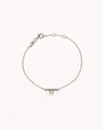 Charlotte Sterling Silver Lotus Bracelet