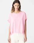 Bassike Slouch Circle Tank Candy Pink