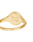 By Charlotte Live In Love Ring 18k Gold Vermeil