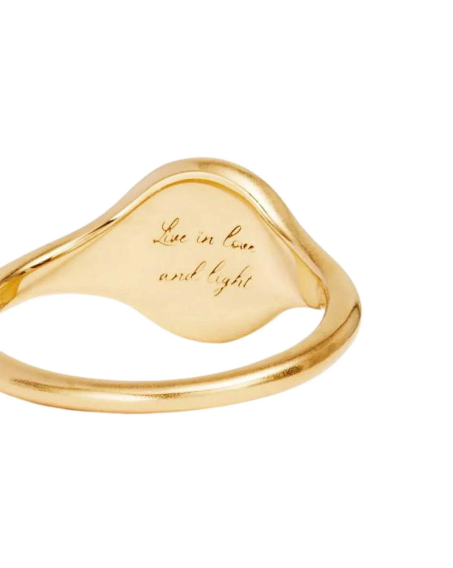 By Charlotte Live In Love Ring 18k Gold Vermeil