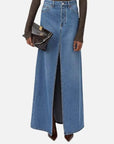 Camilla and Marc Stevie Denim Maxi Skirt Classic Blue