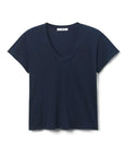 Perfectwhitetee Hendrix Basic V Neck Tee True Navy