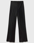 Silk Laundry Splice Bias Cut Pants Black