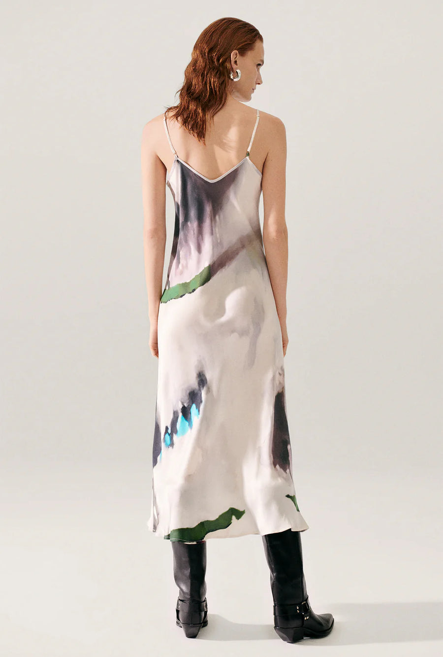 Silk Laundry 90s Slip Dress Phosphate