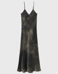 Silk Laundry 90s Slip Dress Smoke