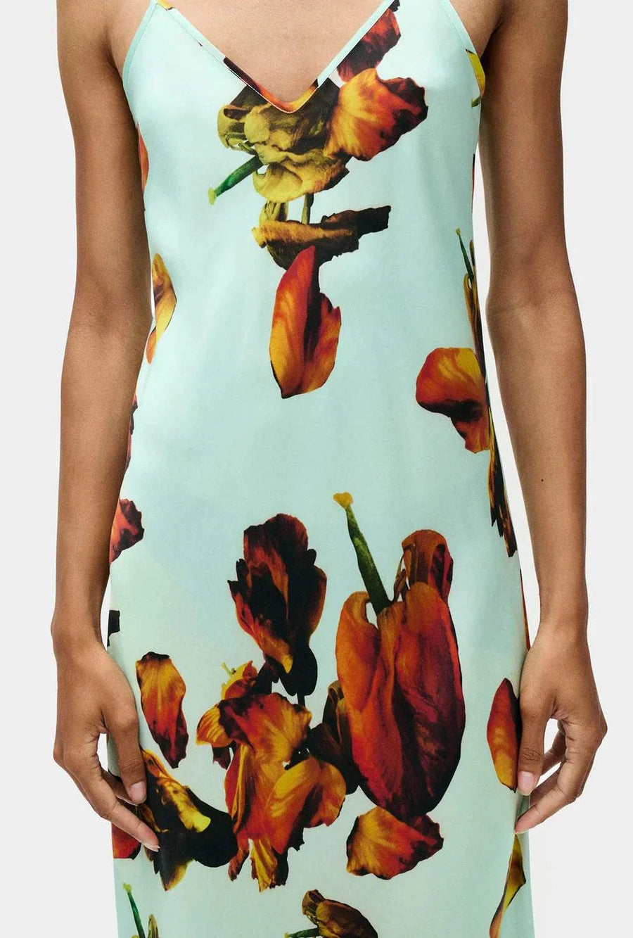 Silk Laundry 90s Slip Dress Tulipa Dew