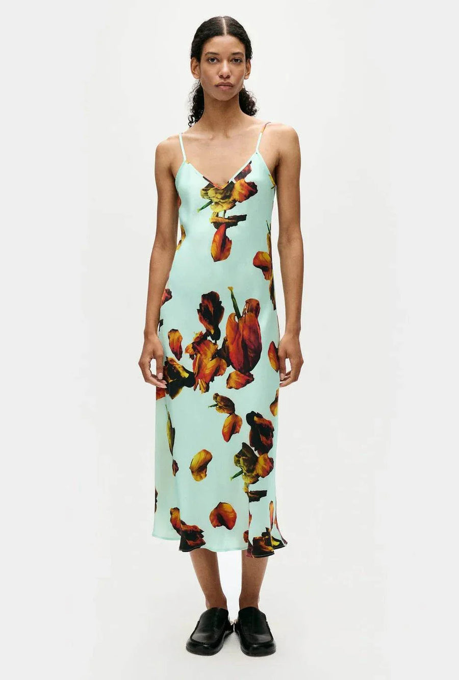 Silk Laundry 90s Slip Dress Tulipa Dew