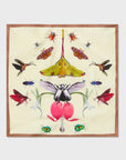 Silk Laundry Twill Scarf Insects One Size