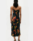 Silk Laundry 90s Slip Dress Tulipa Black