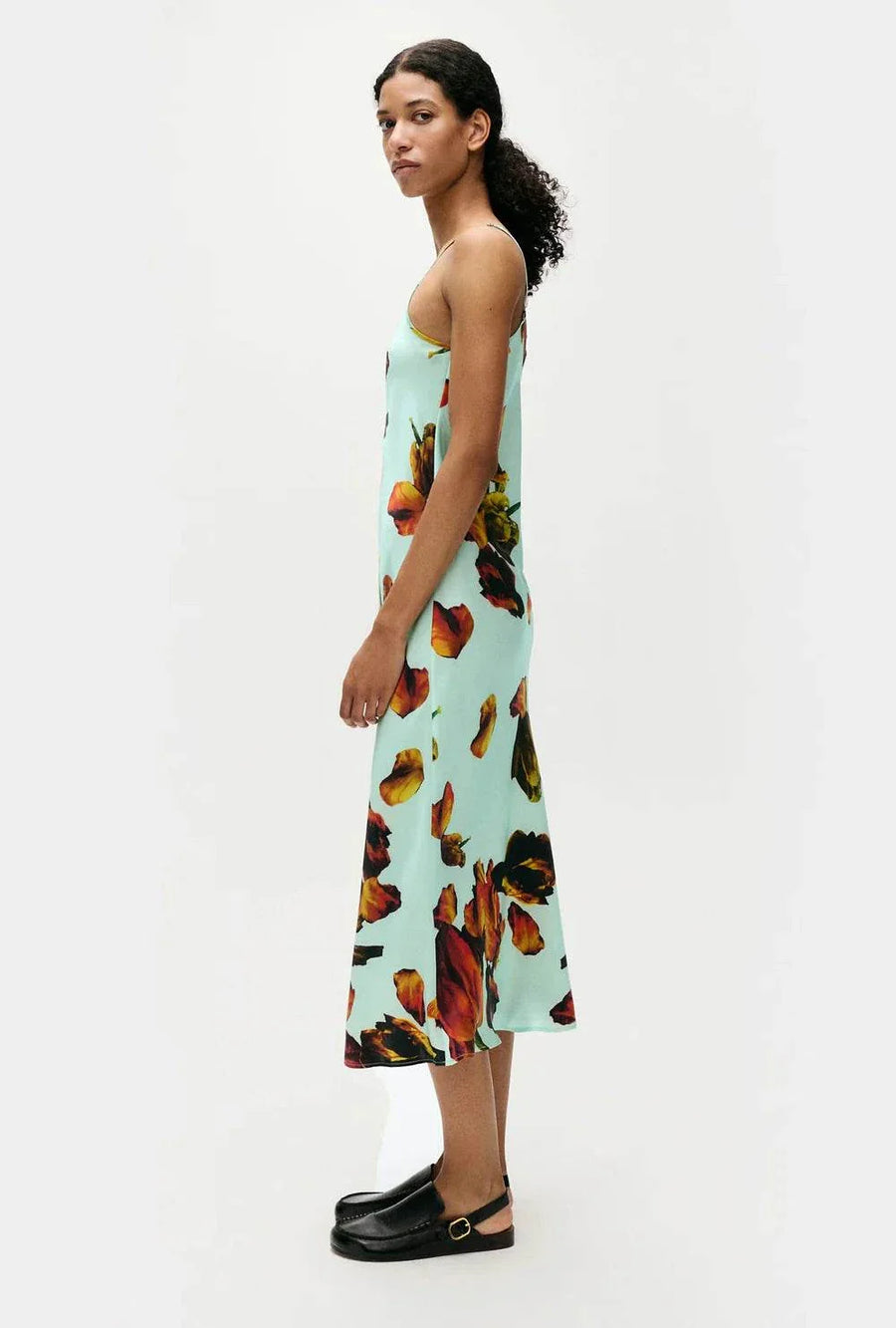 Silk Laundry 90s Slip Dress Tulipa Dew