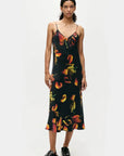 Silk Laundry 90s Slip Dress Tulipa Black