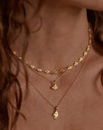 By Charlotte 18k Gold Vermeil I am Protected Necklace.