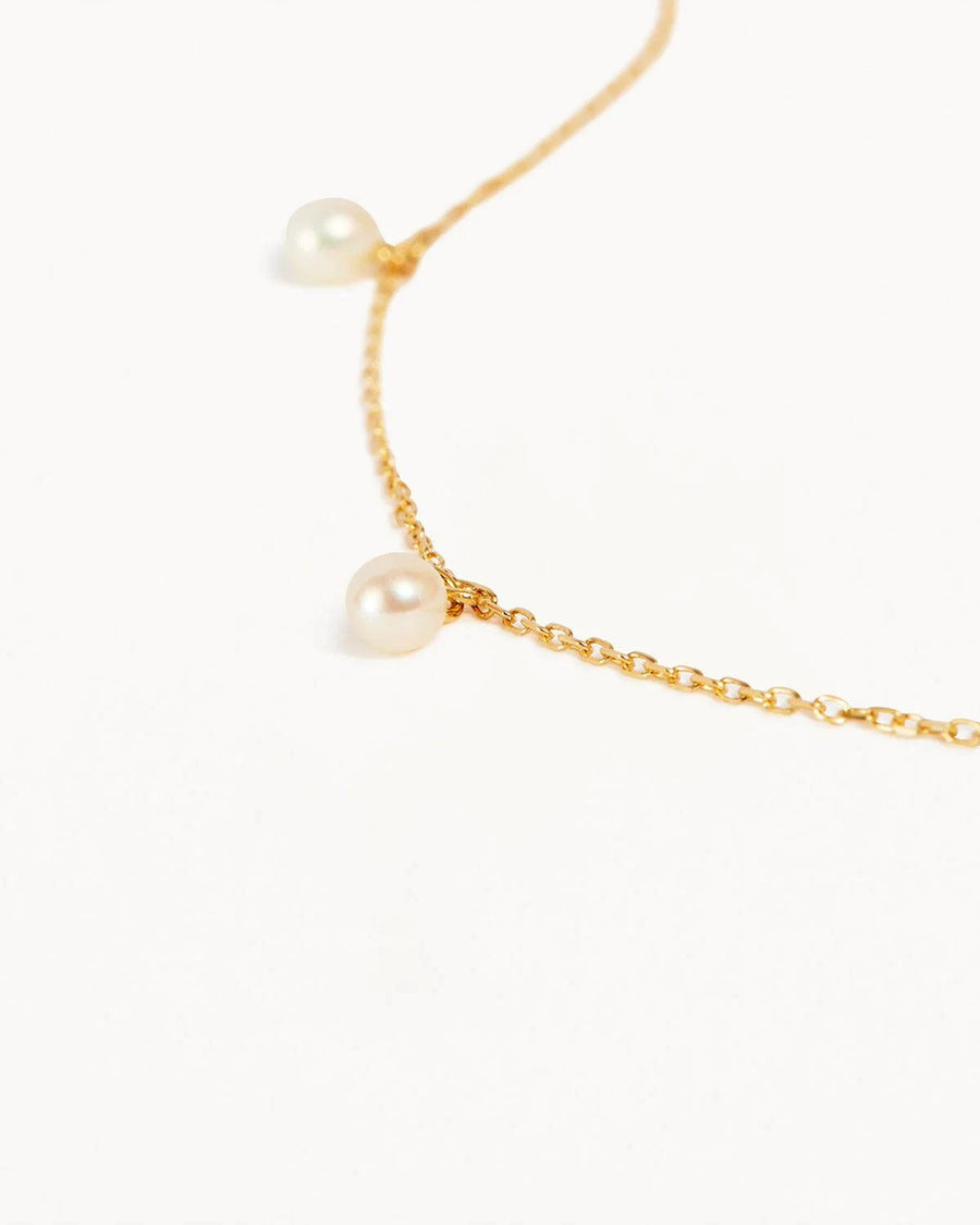 By Charlotte 14k Solid Gold Peace Lover Choker.