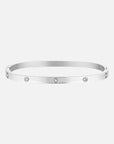 Porter Dylan Bangle Silver Celestial Clear