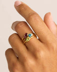 Charlotte Gold Kindred January Birthstone Ring