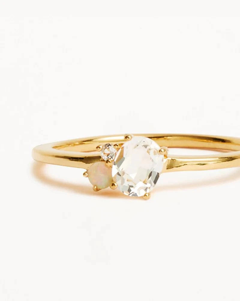 Charlotte Gold Kindred April Birthstone Ring