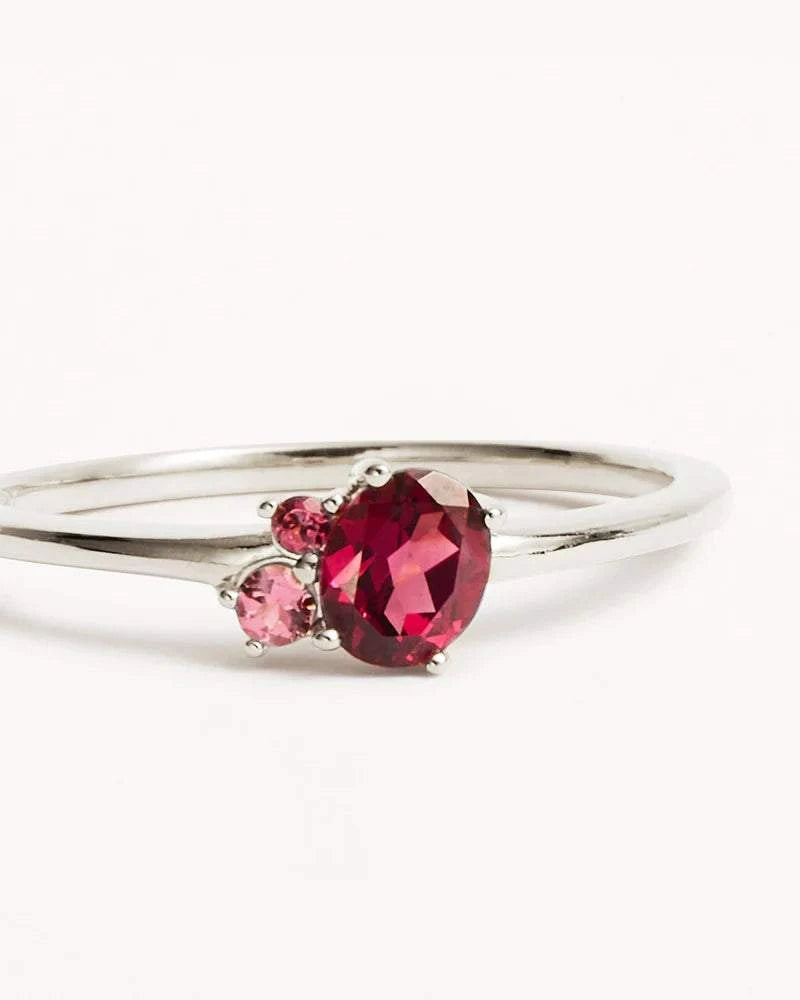 Charlotte Sterling Silver Kindred July Birthstone Ring